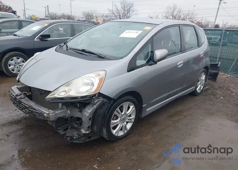 2010 Honda Fit Sport from USA, damaged, VIN JHMGE8H45AS026507